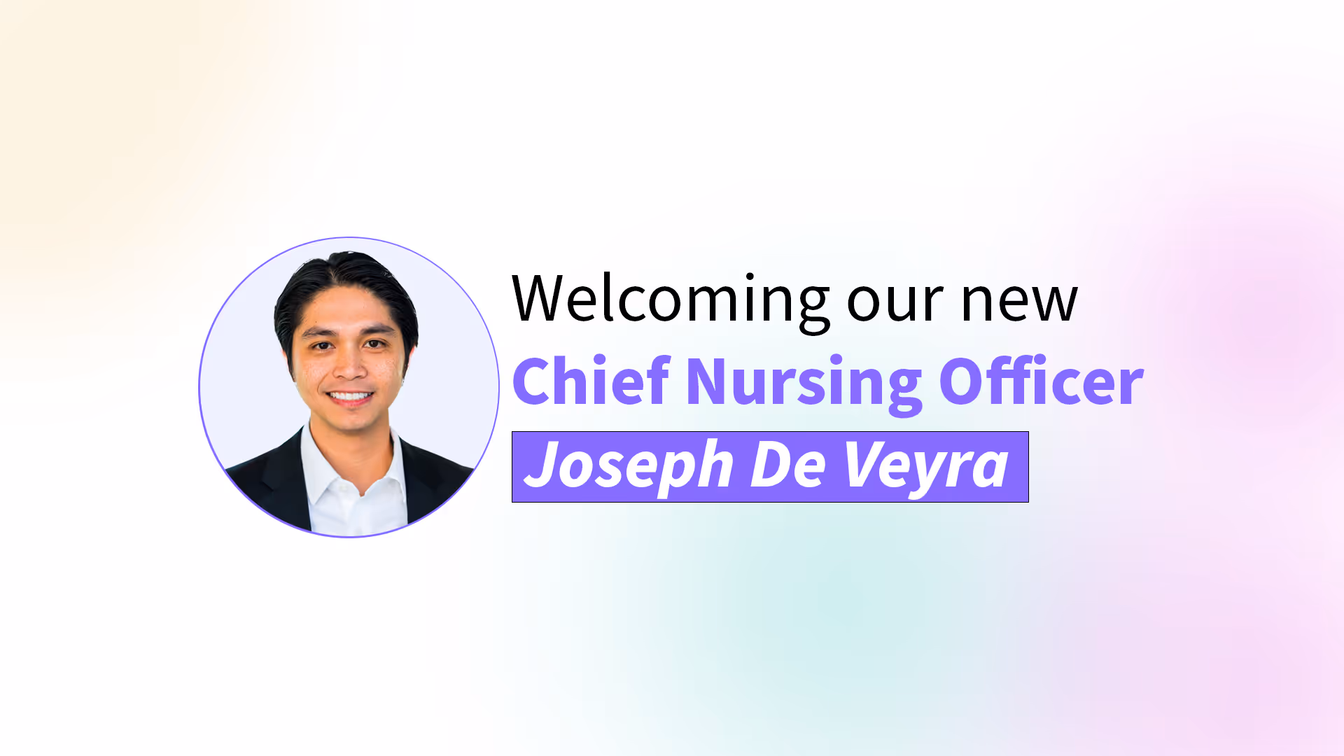 NPHub Welcomes Joseph De Veyra as Chief Nursing Officer
